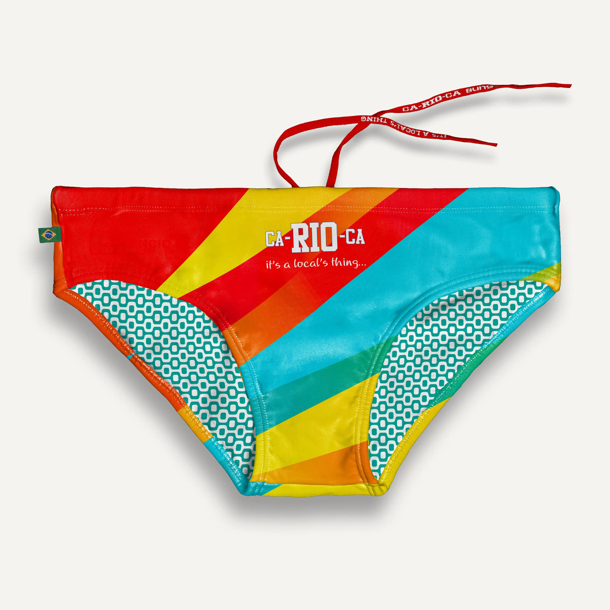 CA-RIO-CA RIO26 SUNGA Print - Designer-Badehose für Herren