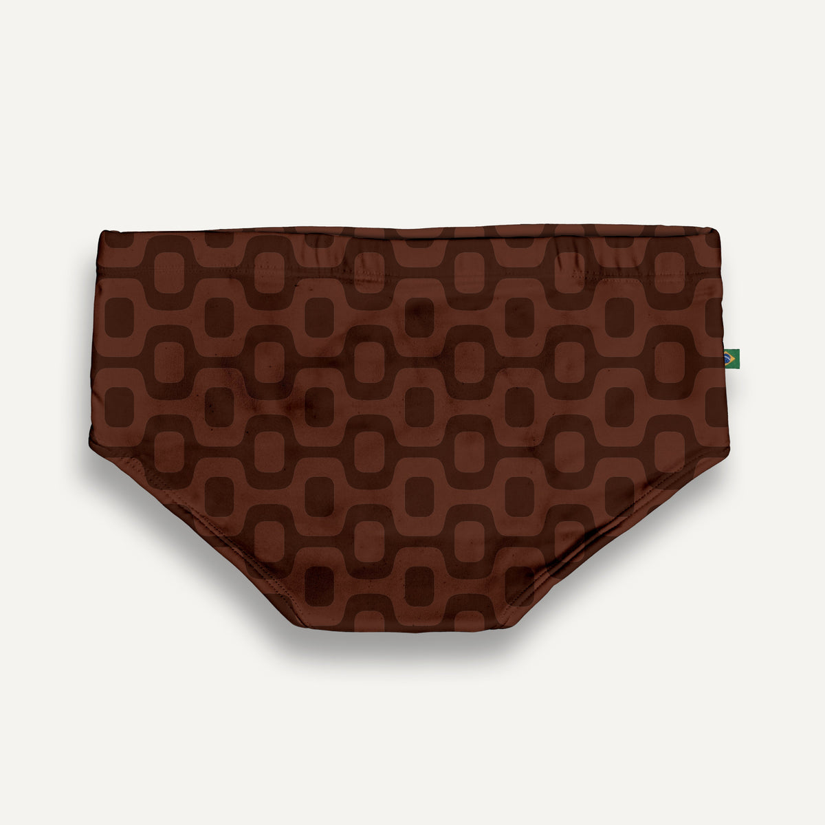 CA-RIO-CA JAVA BROWN PAVEMENT SUNGA in Brief & Classic cut - Men's Designer Swimwear