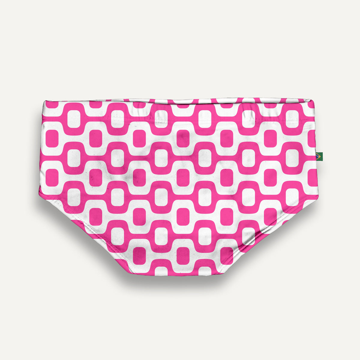 CA-RIO-CA PINK & WHITE PAVEMENT SUNGA im Brief- & Classic-Schnitt – Designer-Bademode für Herren