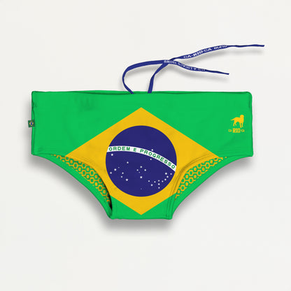 CA-RIO-CA TEAM BRASIL FLAG SUNGA - Men's Designer Swimwear