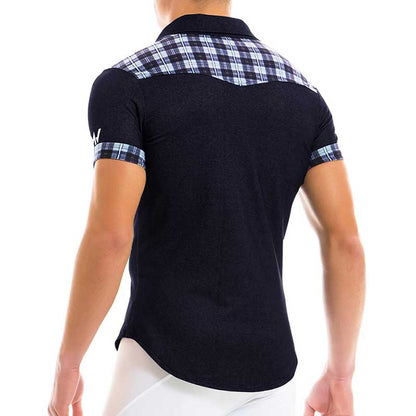 Chemise à manches courtes en jeans Modus Vivendi Bleu 12941 Taille L