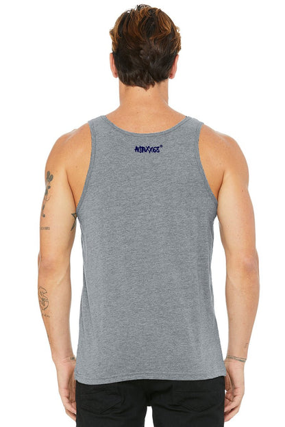 Ajaxx63 Morning Wood Graphic Tank Top - Heather