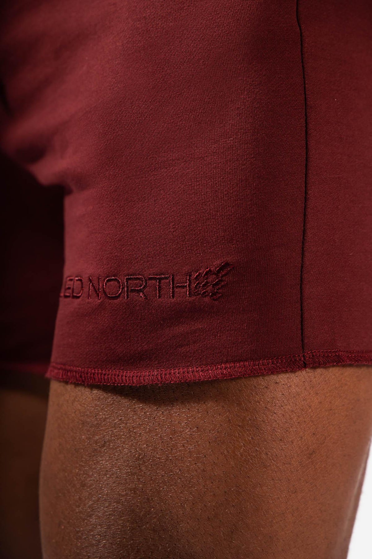 Jed North Men's Motion 5'' Varsity Sweat Shorts - Maroon