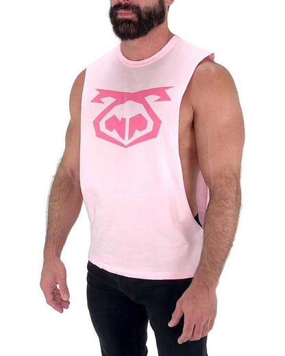 Nasty Pig Snout Shredder Muskelshirt, Rosa, 1384, Größe L