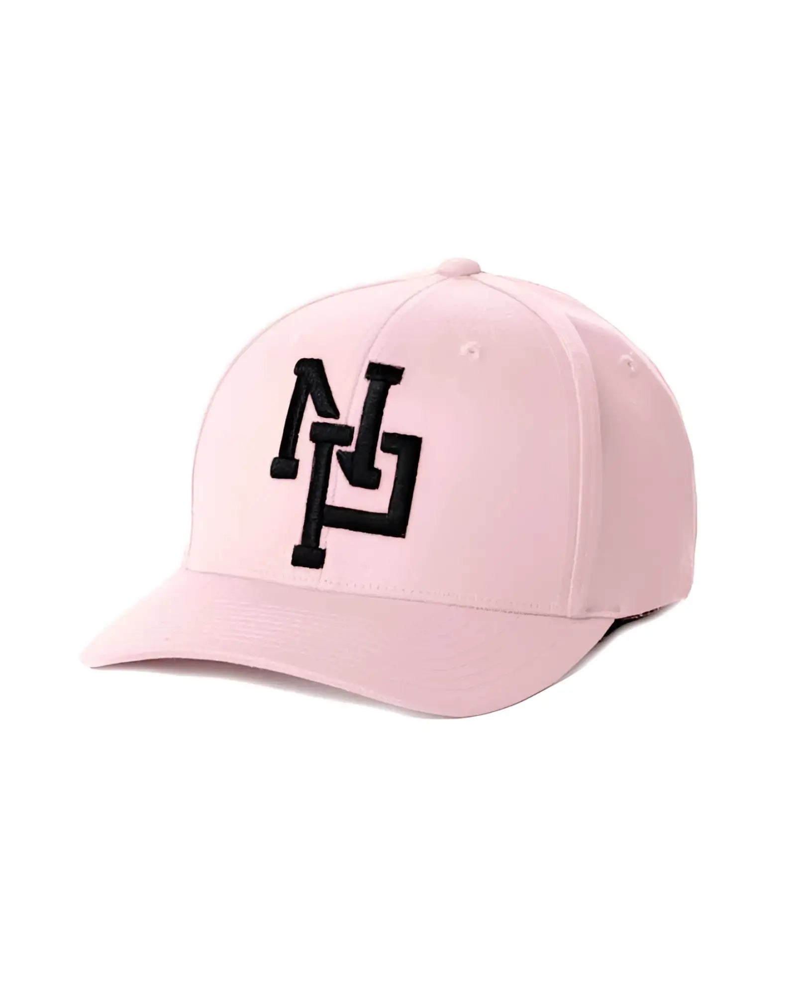A soft pink Nasty Pig Interlock NP baseball cap with a bold black embroidered nl logo size S/M
