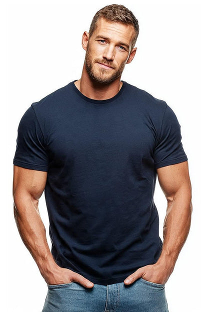 Ajaxx63 Navy Athletic Tri-blend Barefront