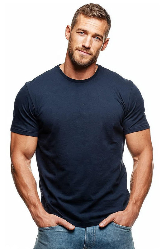 Ajaxx63 Navy Athletic Tri-blend Barefront