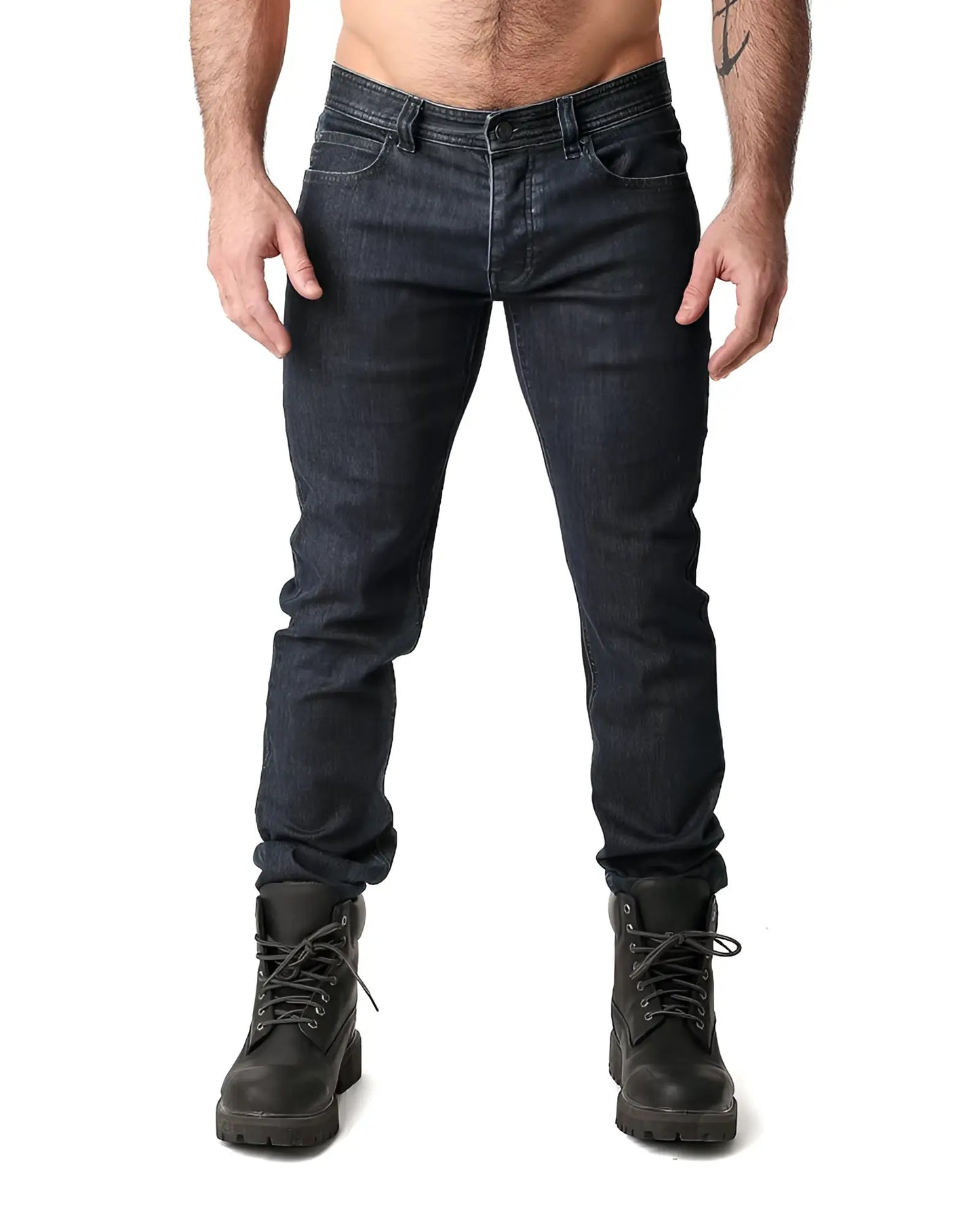 Dark-wash denim jeans NP JEAN with slim fit and classic five-pocket design for versatile casual wear