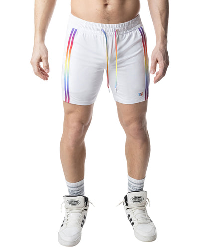 Nasty Pig Aura Pride Rugby Short - White/Multi