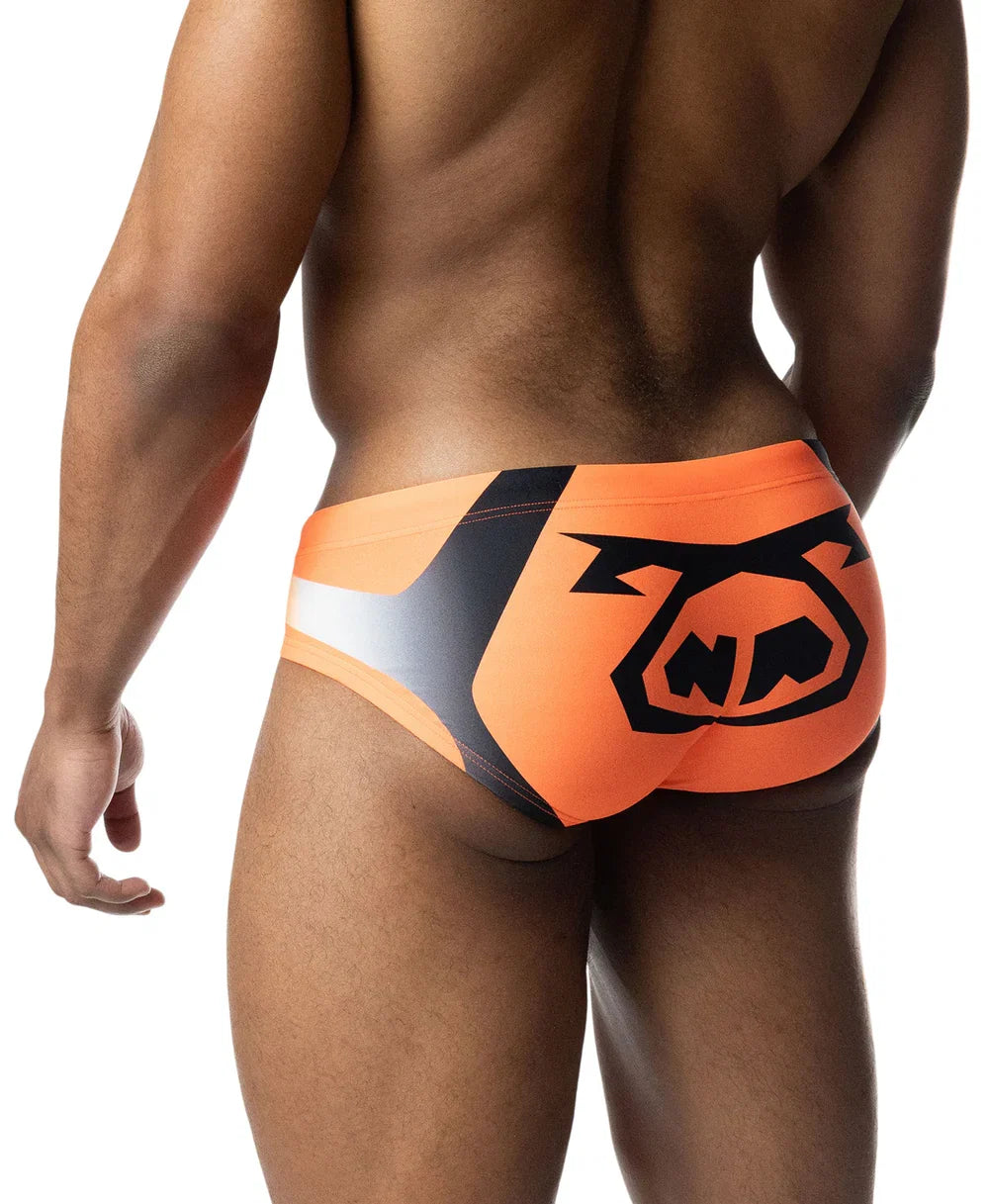 Nasty Pig Hyper Bikini Swimwear - Vibrant Orange Black