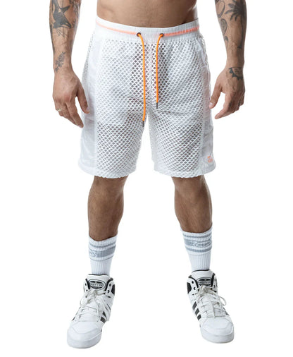 Nasty Pig Hyper Classic Short - White/Vibrant Orange