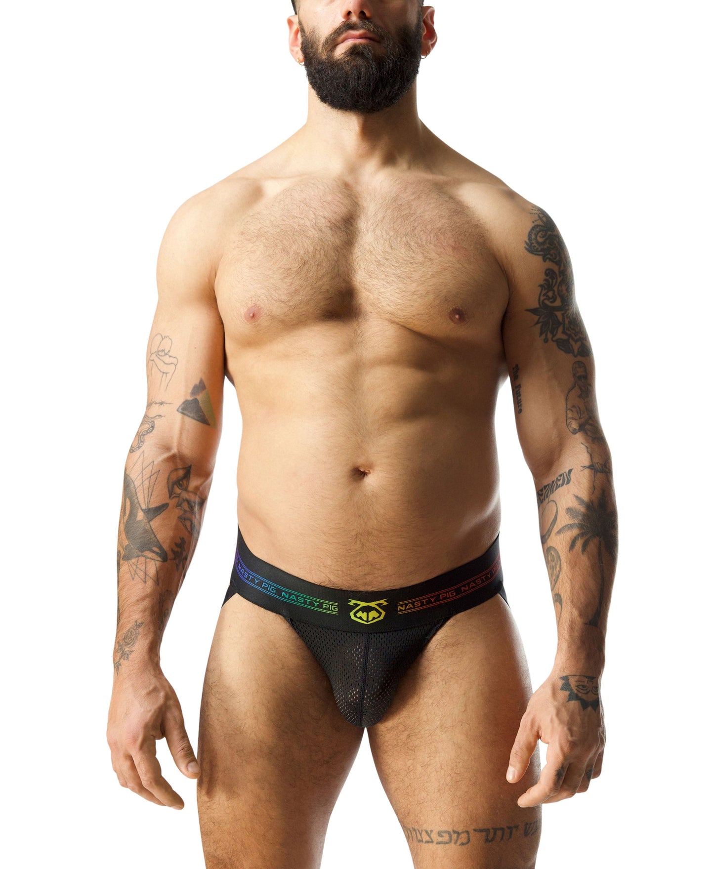 Nasty Pig Prism Pride Jockstrap Underwear - Black