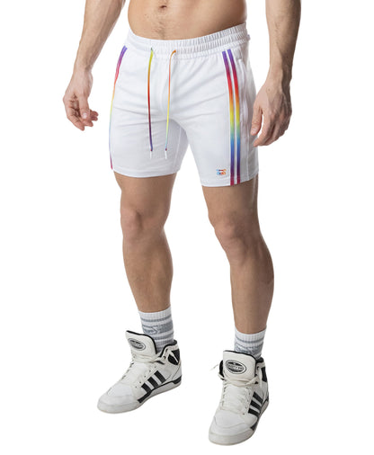 Nasty Pig Aura Pride Rugby Short - White/Multi