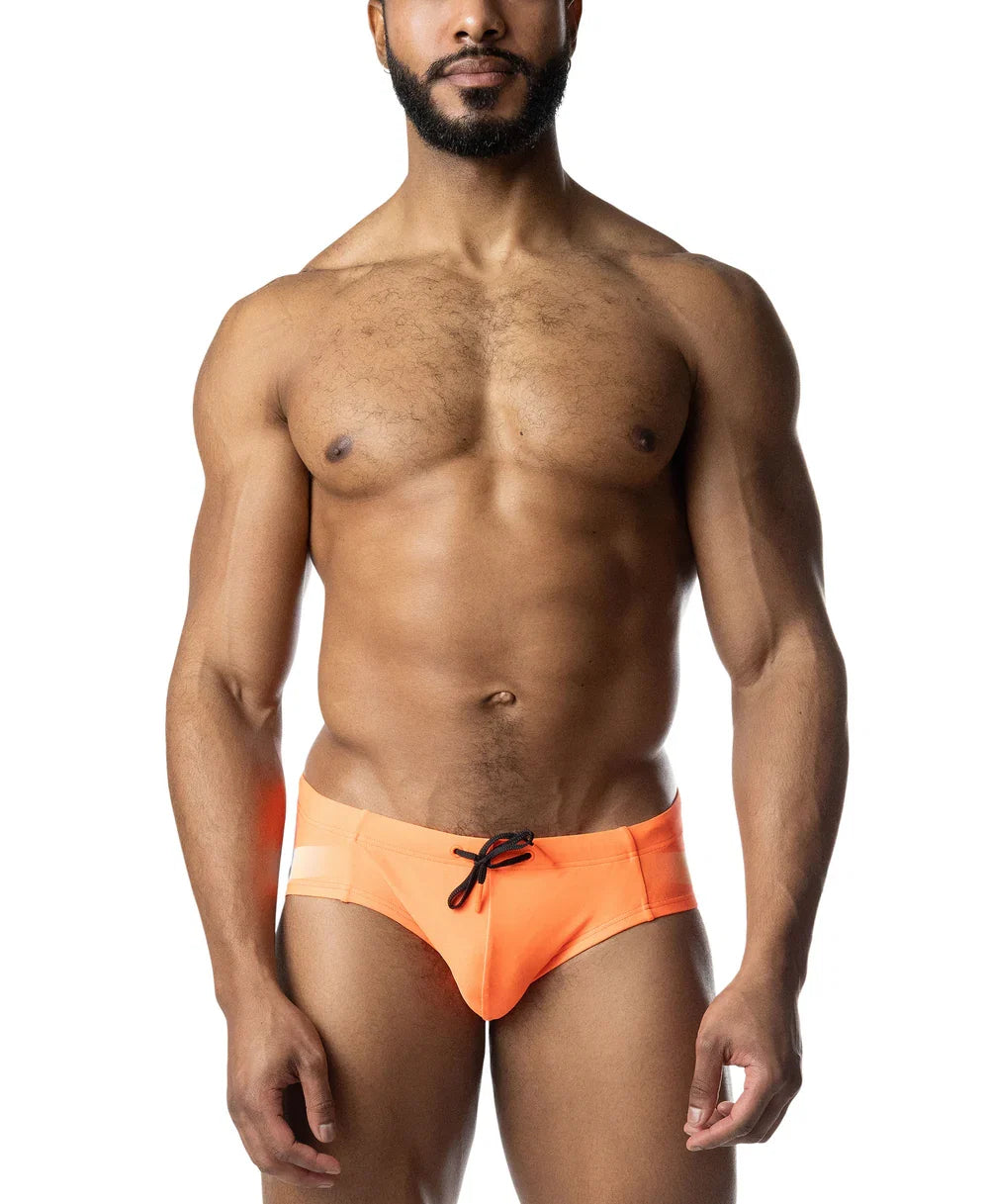 Nasty Pig Hyper Bikini Swimwear - Vibrant Orange Black