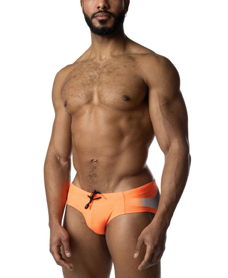 Nasty Pig Hyper Bikini Swimwear - Vibrant Orange Black