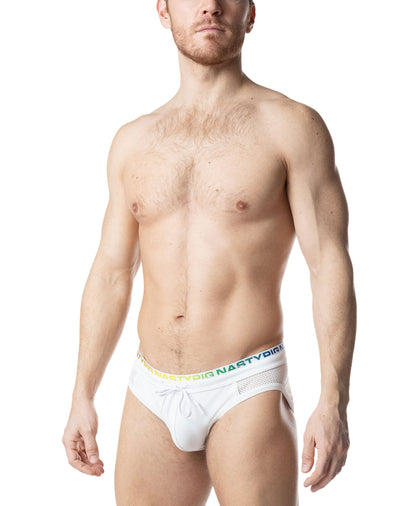 Nasty Pig Prism Pride Bikini Swimwear - White/Multi