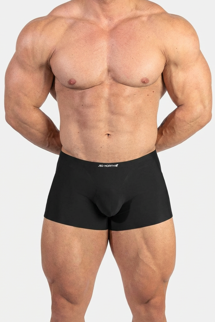 Jed North Men's Men's Seamless Muscle-Fit Boxers 2-Pack - Black & Olive