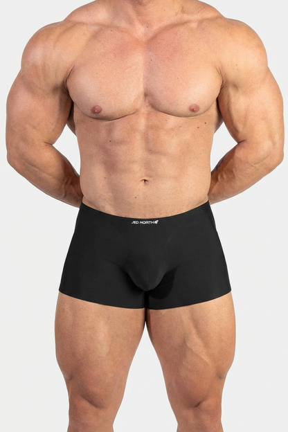 Jed North Men's Men's Seamless Muscle-Fit Boxers 2-Pack - Black & Olive