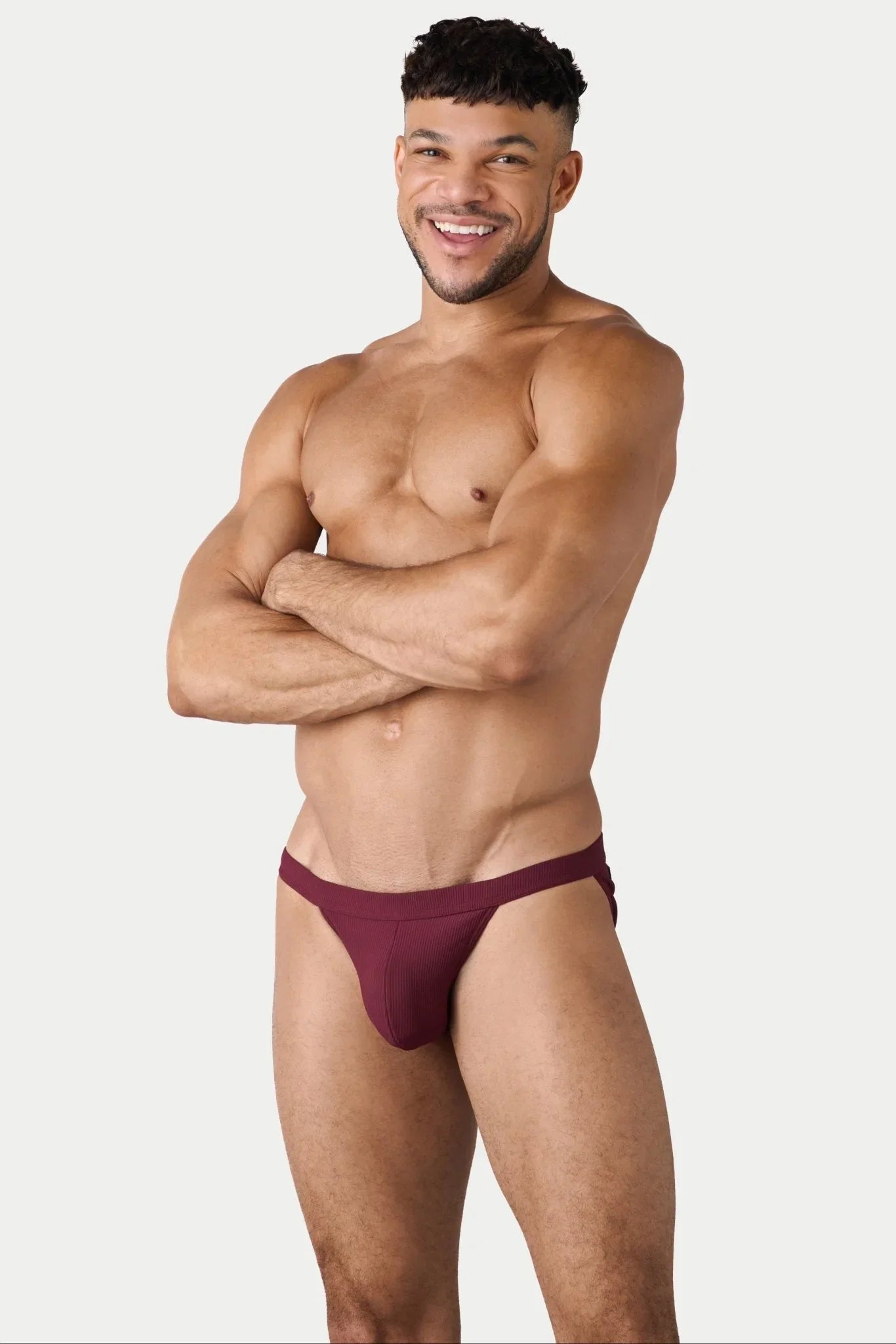 AWRY Menswear Oaisis Swim Tanga - Maroon