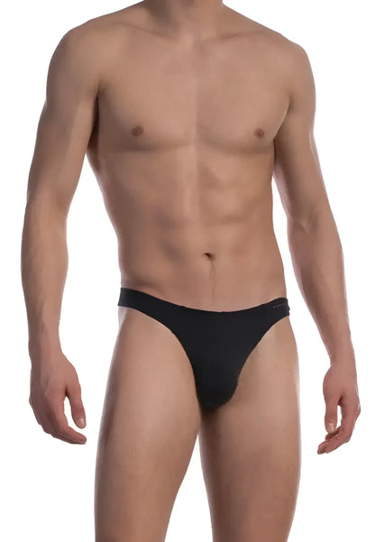 Black mens briefs olaf benz ministrong sleek form-fitting design in black stretch fabric for comfortable wear