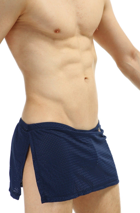 PetitQ Cache-sexe Abeille Bleu Marine avec Jockstrap