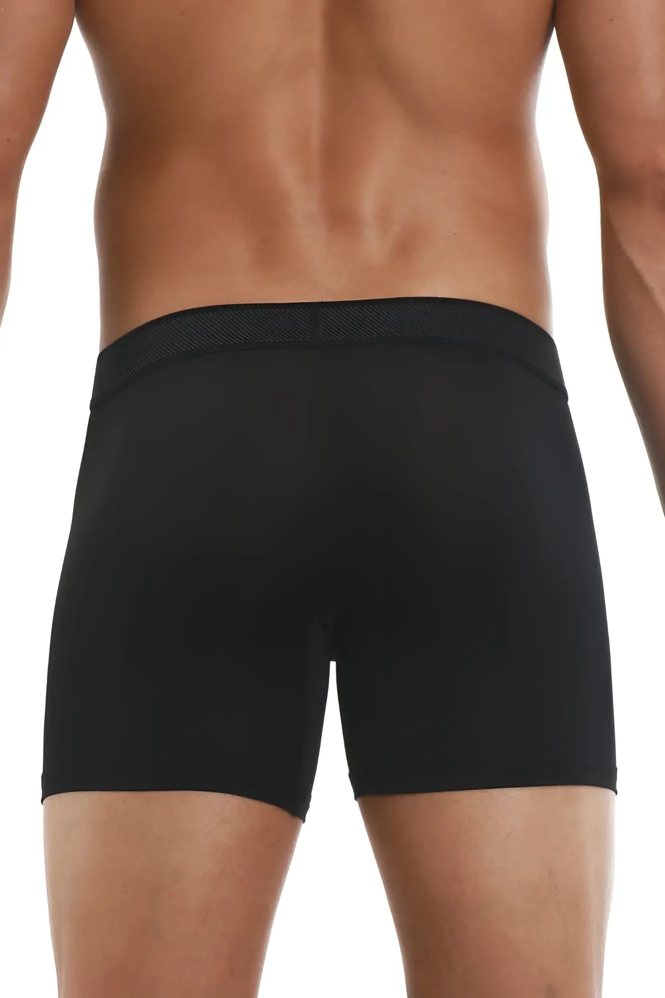 Black athletic briefs by papi with textured waistband in black and red ideal for everyday comfort and support