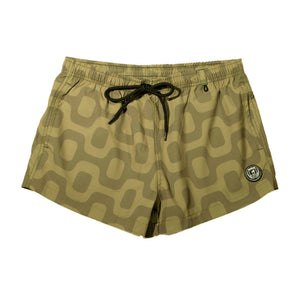 CA-RIO-CA OLIVE GREEN Pavement Shorts - Italian Shorts