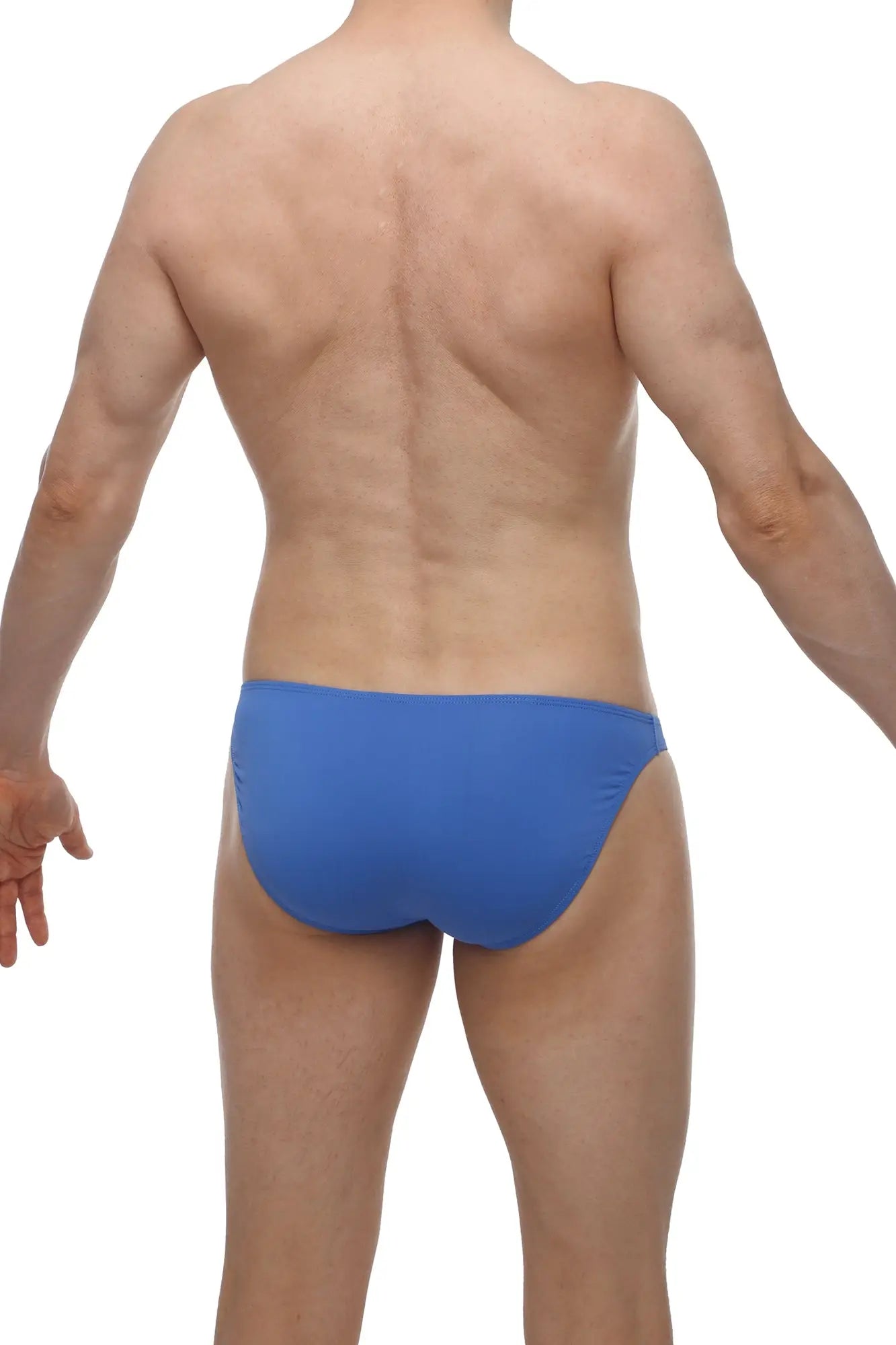 Blue swim trunks from petitq bikini dome cerulean blue made of lightweight fabric for comfortable water use