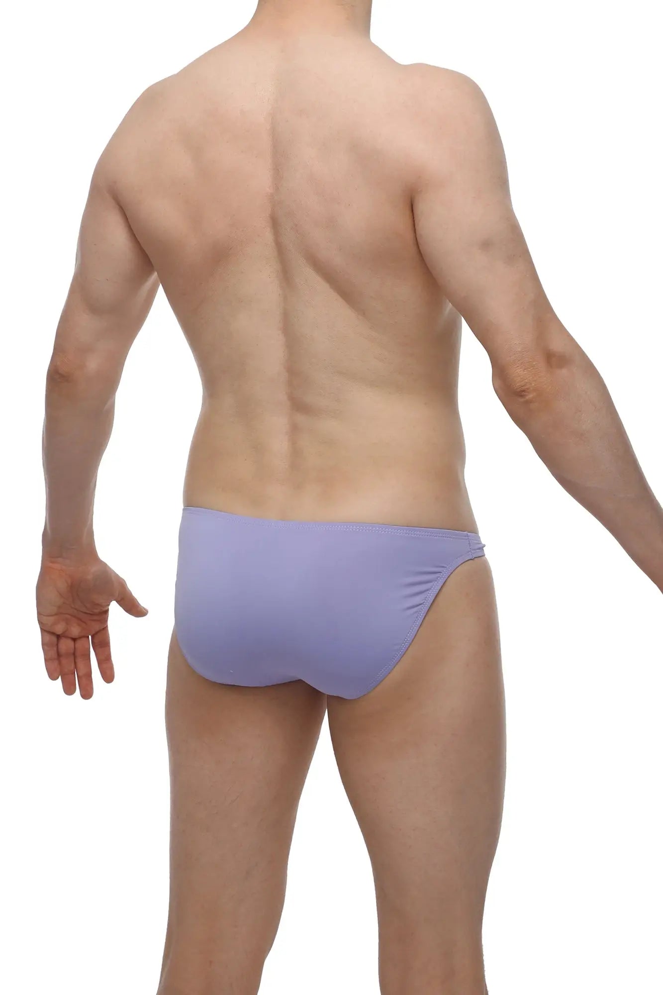 Purple petitq bikini dome lilac athletic briefs with smooth form-fitting fabric for active wear