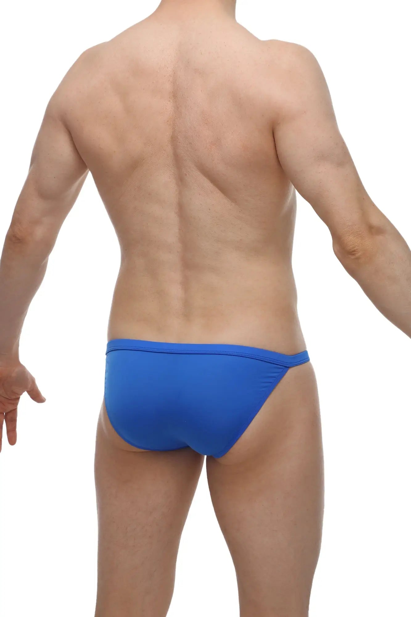 Blue athletic briefs petitq bikini ladon plum blue made from breathable fabric for active wear