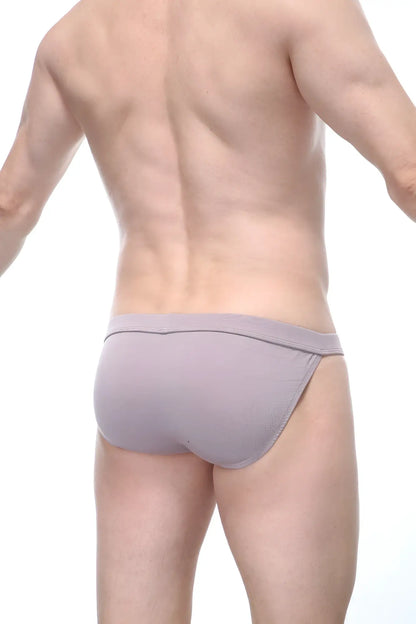Petitq bikini sillas organic bamboo peanut brief in sleek lavender with smooth fabric and tailored fit