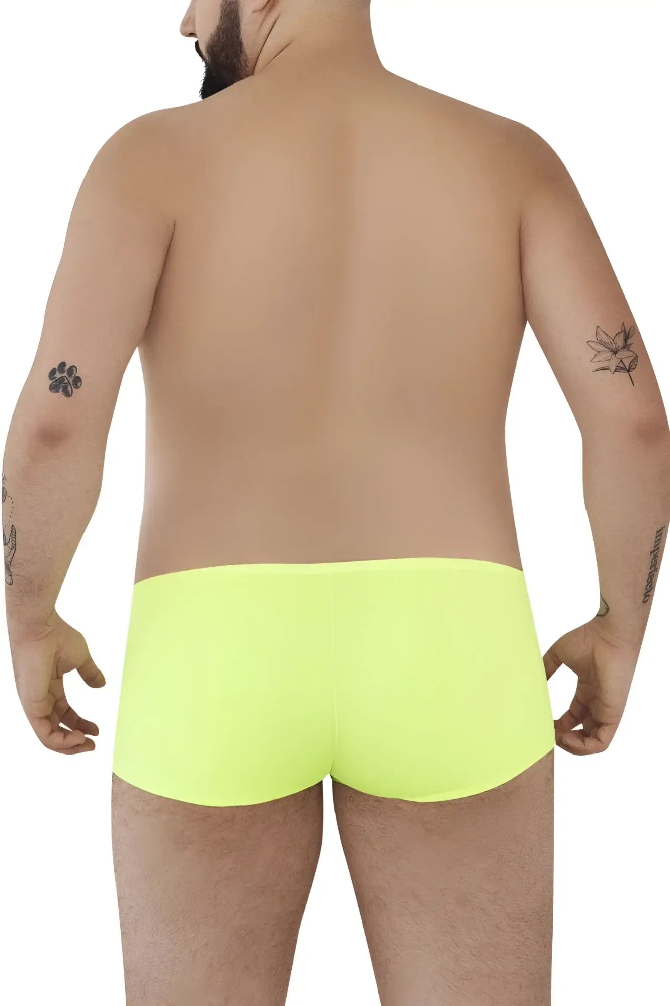 Neon yellow pikante pik 0976x angola trunks green color briefs made of soft fabric for comfortable wear