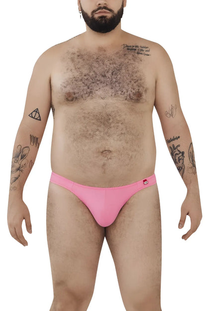 Pink briefs pikante pik 0977x angola bikini with a small red logo on the left hip