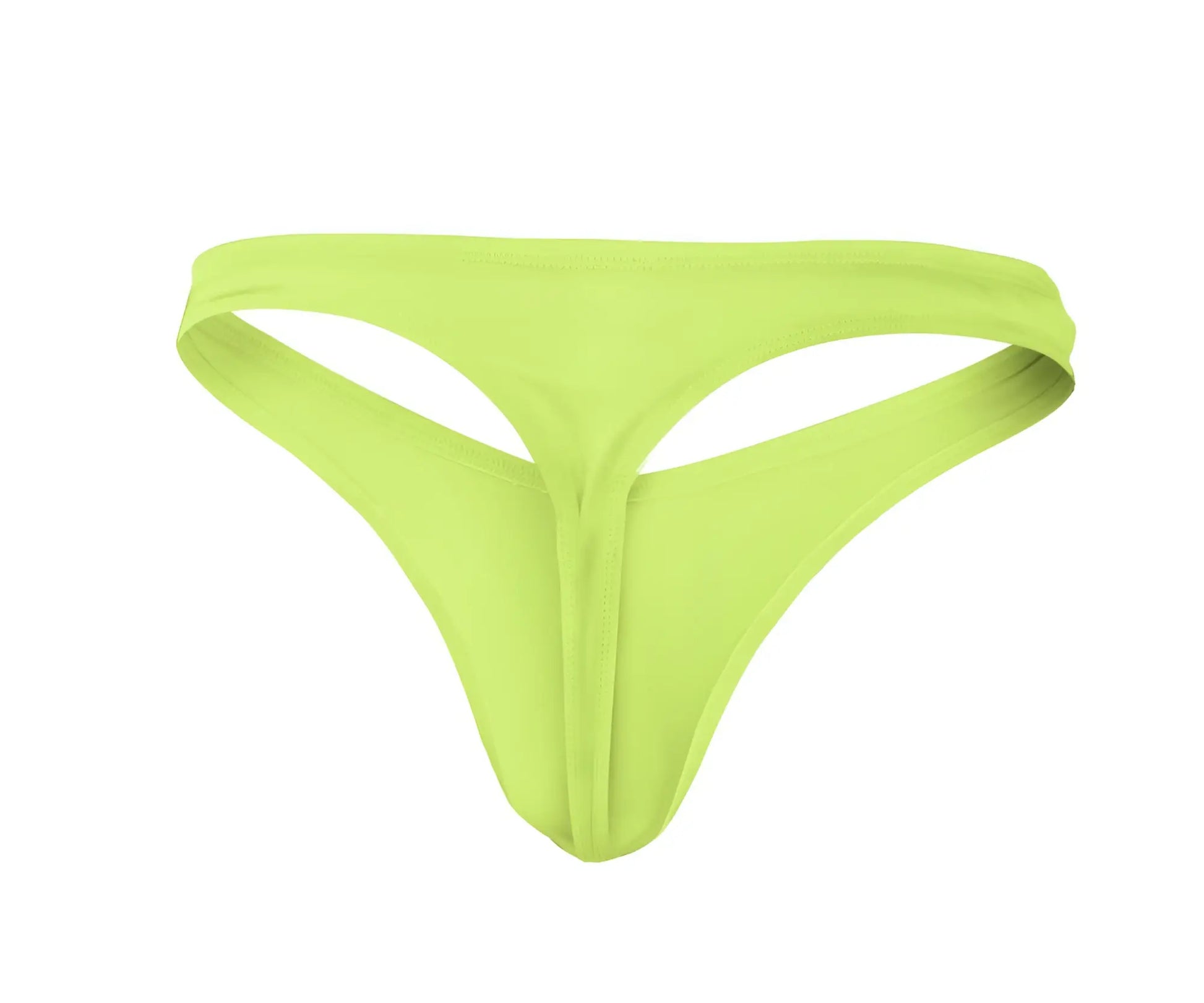 Bright lime green pikante PIK 0978X Angola thong made of smooth stretchy fabric with sleek minimalist design