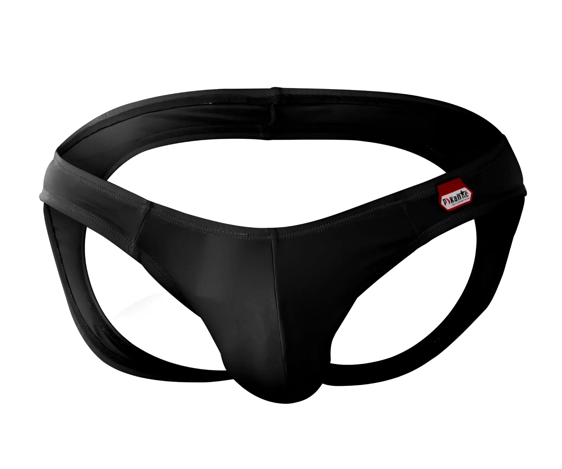 Black Pikante PIK 0979X Angola jockstrap with sleek, stretchy fabric and form-fitting men’s briefs design