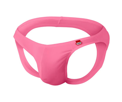 Pink pikante pik 0979x angola men’s briefs with smooth form fitting fabric and small red logo on the side