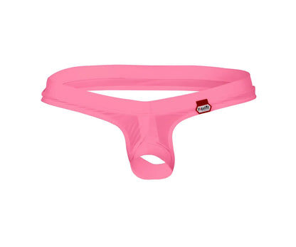 Pink men’s thong pikante PIK 0980X angola ball lifter c-ring made of smooth stretchy fabric with red brand tag