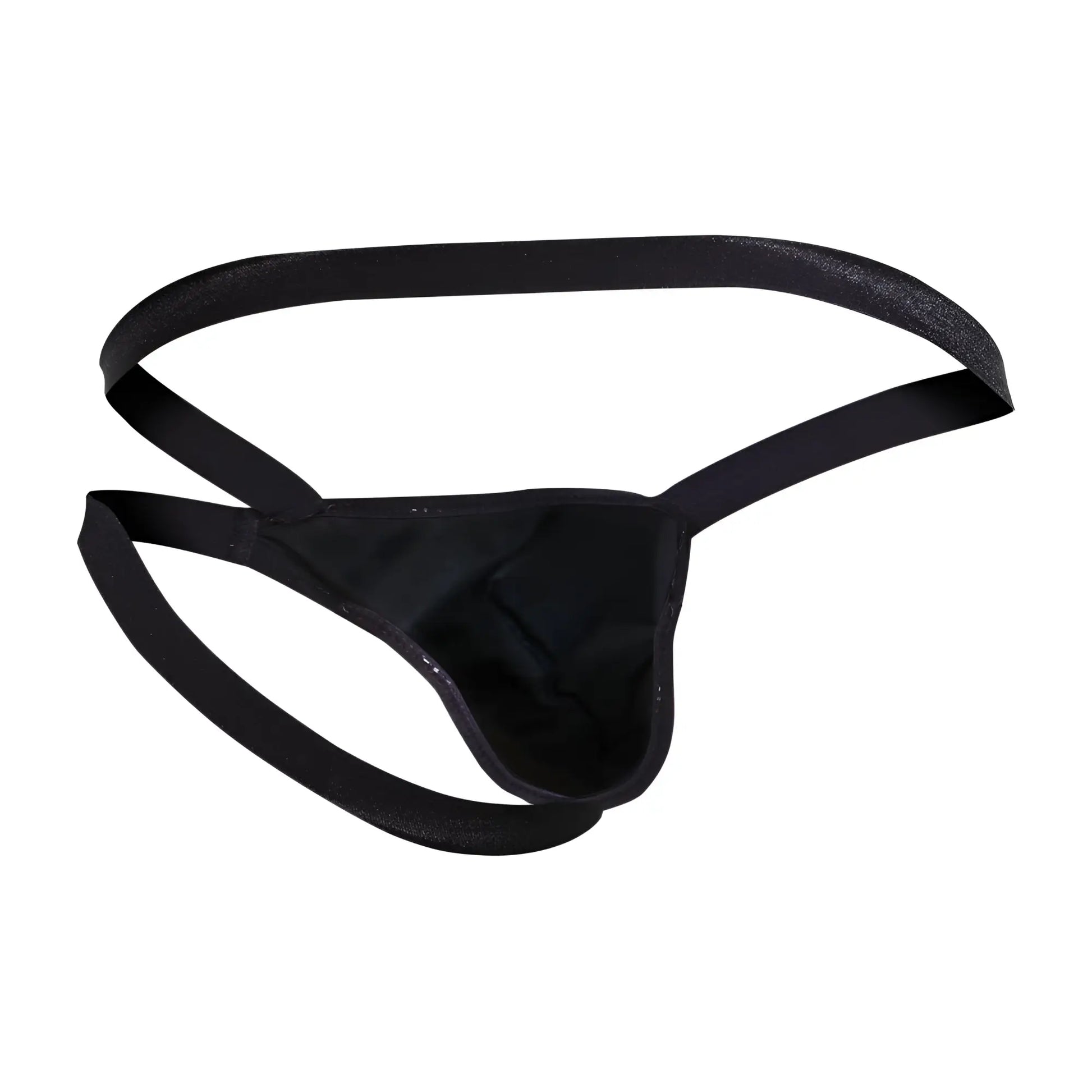 Black thong Pikante PIK 1013 napoles jockstrap made of smooth stretchy fabric with sleek minimalist design