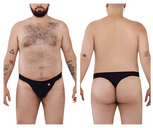 Black Pikante PIK 1024X Terni briefs with a small red logo on the left hipband for comfortable daily wear