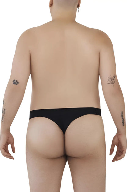 Black seamless briefs from pikante pIK 1024X terni thongs with smooth fabric finish for comfortable wear