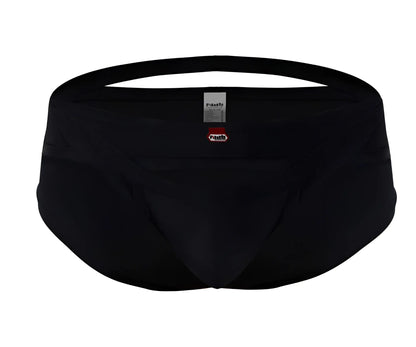 Pikante pik 1026x verona briefs black men’s smooth form-fitting briefs with red logo on waistband