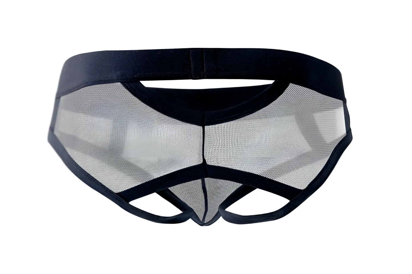 Pikante pik 1091 burly mesh briefs in black featuring black mesh fabric with solid elastic waistband and leg openings