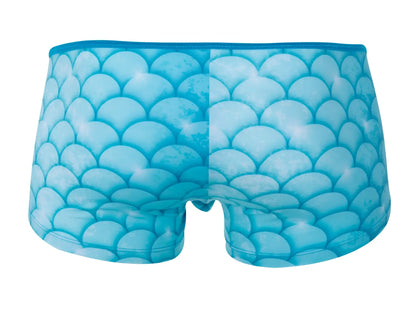 Blue mermaid-scale patterned briefs pikante pik 1268 roskilde trunks in blue for comfortable daily wear