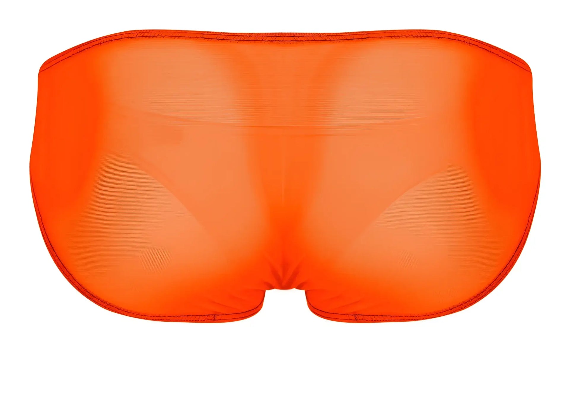 Bright orange pikante PIK 1277 Sonar briefs made of sheer mesh fabric for a bold and breathable look