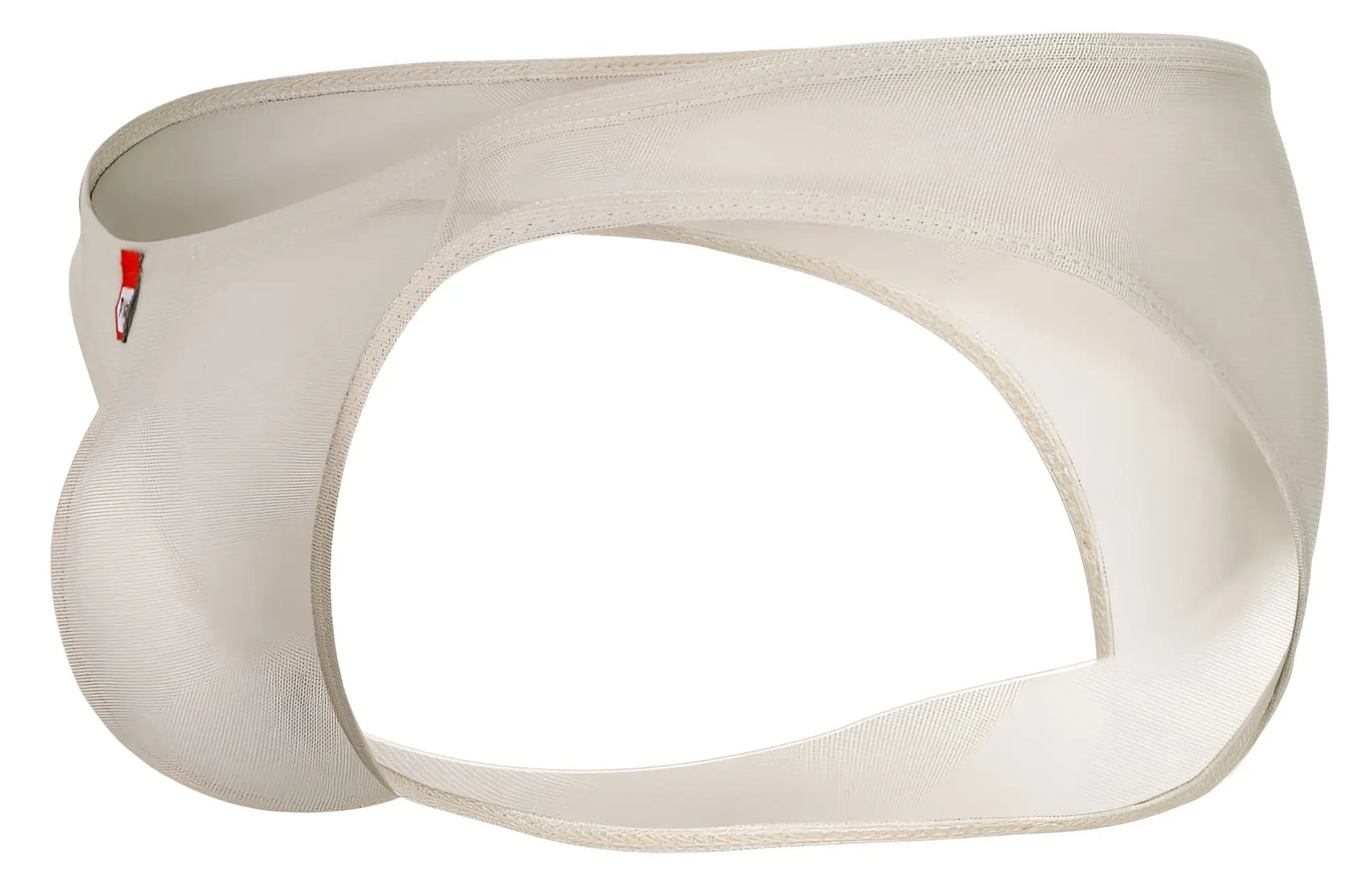 Cream-colored mesh briefs pikante pikes 1822 luxury briefs in beige with a subtle red logo on the side