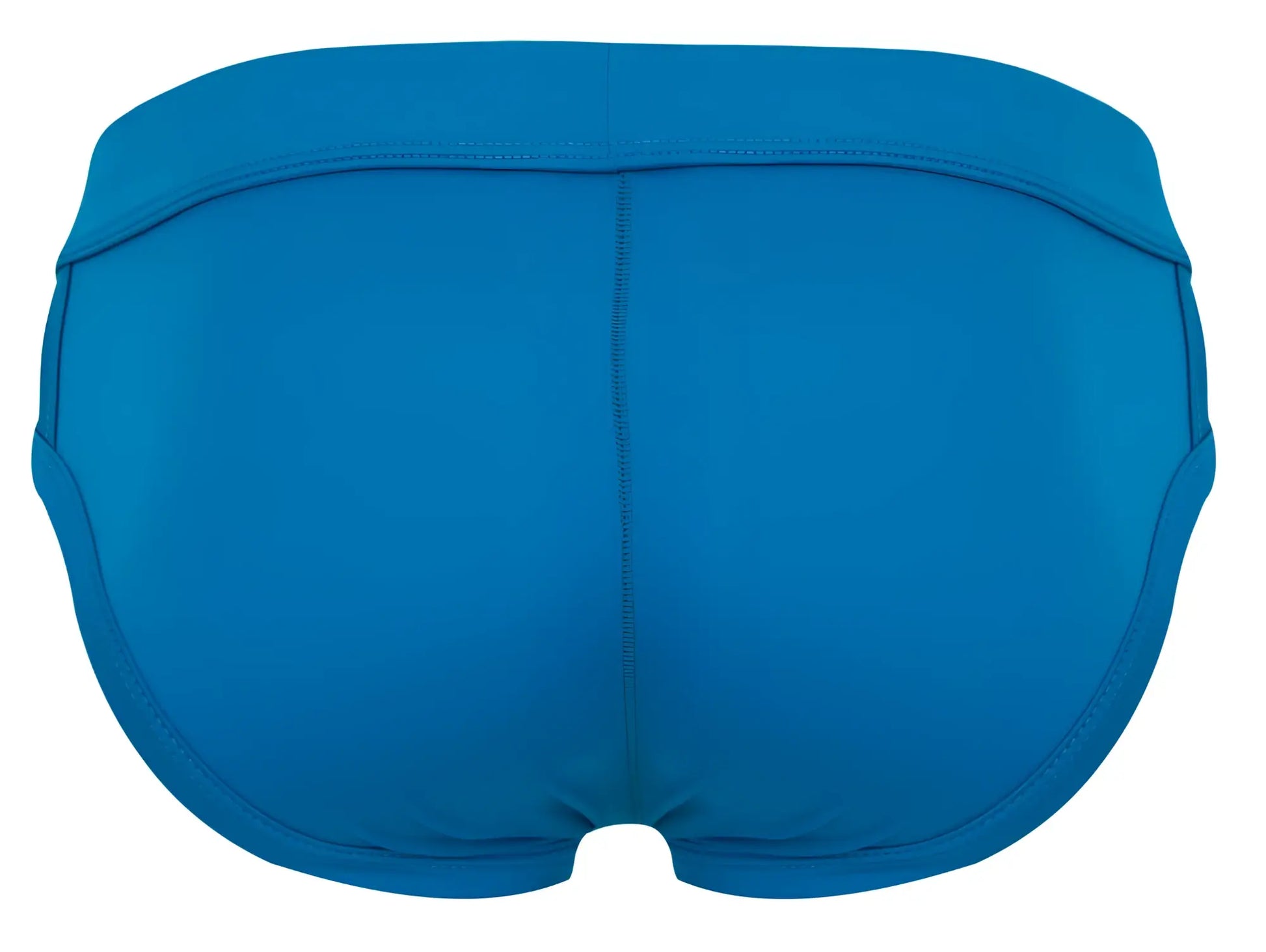 Pikante pik 2114 lenox briefs blue solid swim trunks with smooth stretchy fabric and clean stitching