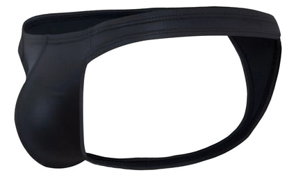 Black sleek form-fitting pikante PIK 2119 Candy thongs with smooth matte finish for men