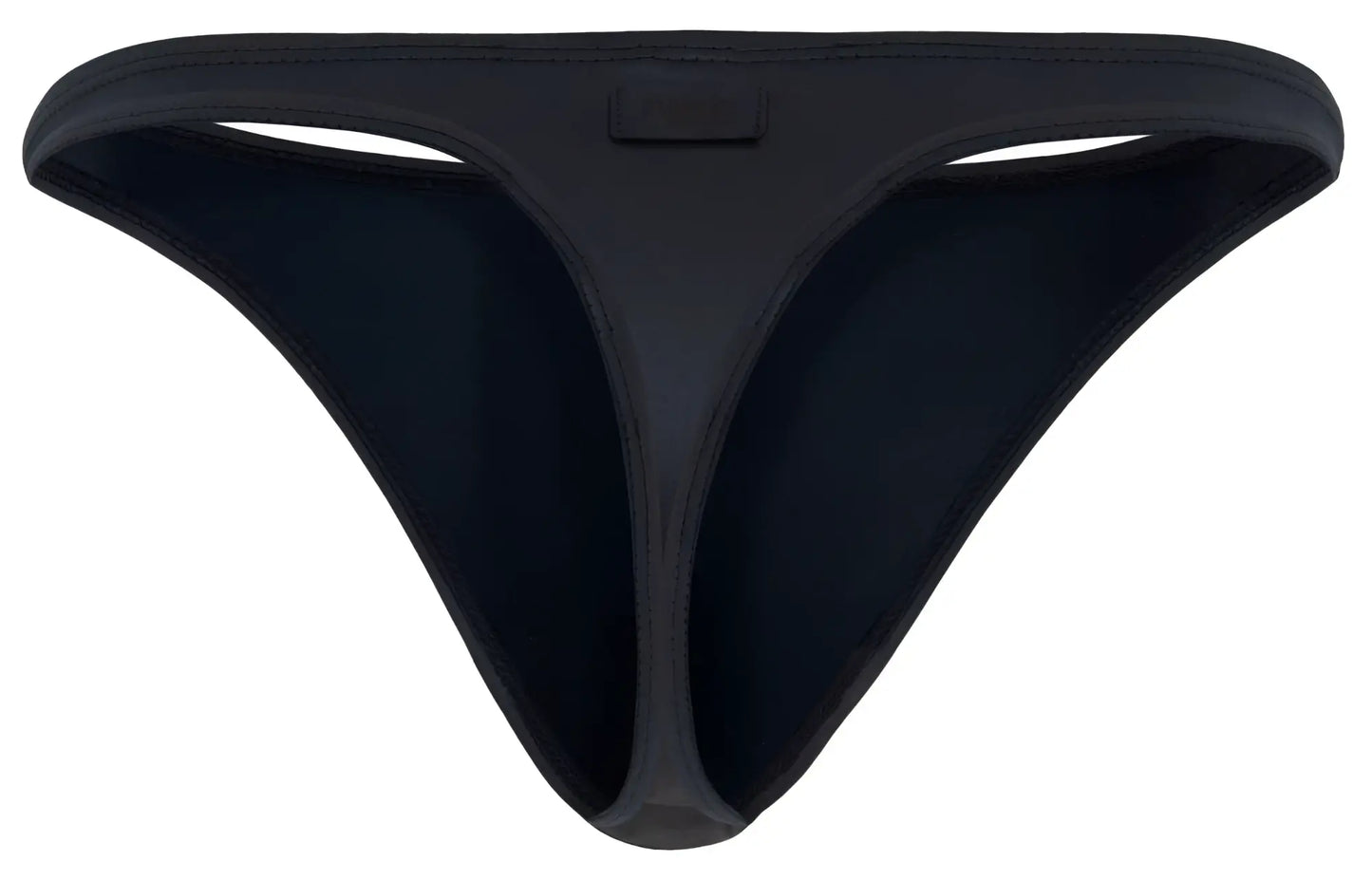 Black thong Pikante PIK 2119 candy thongs made of smooth stretchy fabric with minimalist design and subtle stitching