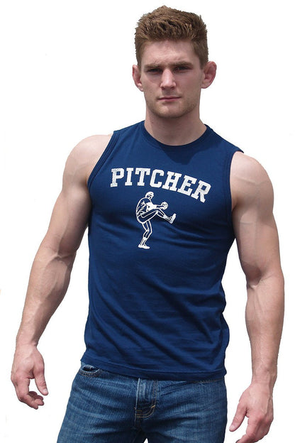 Ajaxx63 Pitcher Sleeveless Athletic Fit