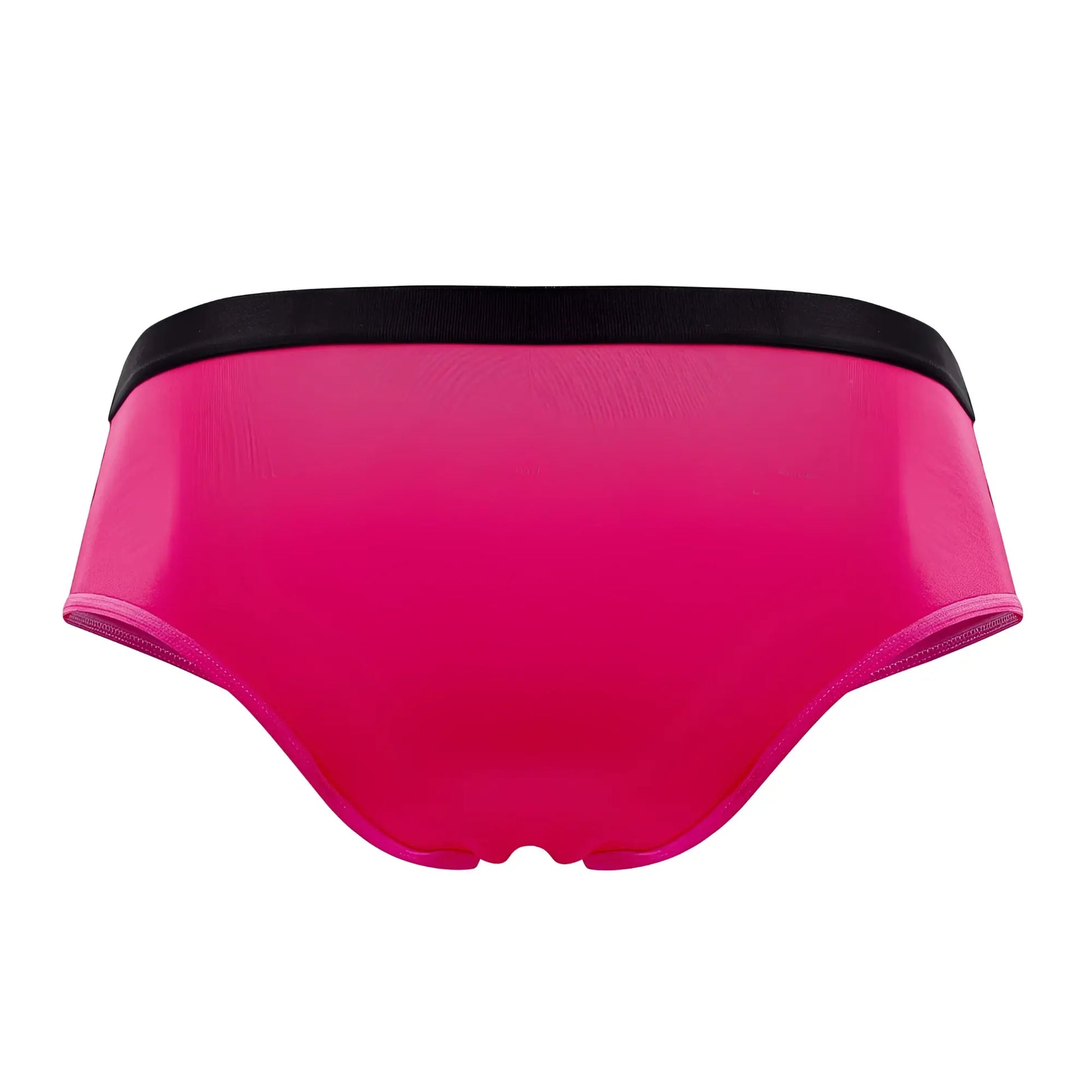 Bright pink plural pl004 briefs with black elastic waistband comfortable for everyday wear